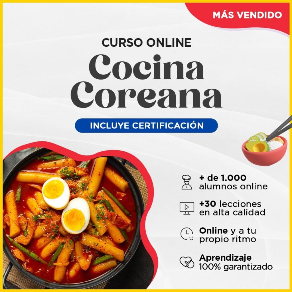 Curso de Cocina Coreana Online con Idumk Im