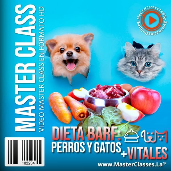 Dieta BARF: Perros y Gatos + Vitales